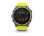 Смарт-годинник Garmin Fenix 8 51mm Solar Sapphire Titanium w. Amp Yellow/Graphite Silicone Band