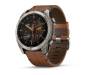 Смарт-часы Garmin Fenix 8 51mm AMOLED Sapphire Carbon grey DLC w. Chestnut Leather Band