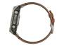 Смарт-часы Garmin Fenix 8 51mm AMOLED Sapphire Carbon grey DLC w. Chestnut Leather Band