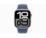 Apple Watch Series 10 GPS 42mm Silver Alu. Case w. Denim Sport Band - S/M (MWWA3) 2