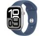 Apple Watch Series 10 GPS 46mm Silver Alu. Case w. Denim Sport Band - S/M (MWWL3) 1