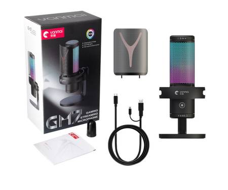 Микрофон для стриминга Yanmai GM7 RGB Black