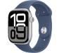 Apple Watch Series 10 GPS + Cellular 46mm Silver Alu. Case w. Denim Sport Band - S/M (MWY03) 1