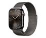 Apple Watch Series 10 GPS + Cellular 46mm Slate Titanium Case w. Slate Milanese Loop - M/L (MWYW3) 1