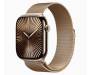 Apple Watch Series 10 GPS + Cellular 42mm Gold Titanium Case w. Gold Milanese Loop (MX083) 1