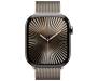 Apple Watch Series 10 GPS + Cellular 42mm Natural Titanium Case w. Natural Milanese Loop (MWXF3) 2