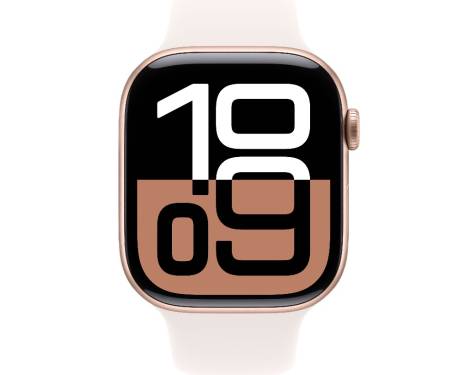 Apple Watch Series 10 GPS + Cellular 46mm Rose Gold Alu. Case w. Light Blush Sport Band - M/L (MWY73) 2
