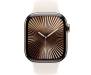 Apple Watch Series 10 GPS + Cellular 46mm Gold Titanium Case w. Starlight Sport Band - M/L (MWYY3) 2