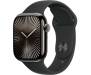 Apple Watch Series 10 GPS + Cellular 46mm Slate Titanium Case w. Black Sport Band - XL (MX173+MXM53) 1