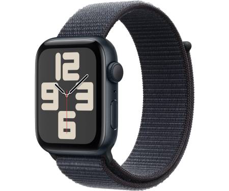 Apple Watch SE 2 GPS 44mm Midnight Aluminium Case w. Ink Sport Loop (MXEP3) 1