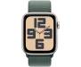 Apple Watch SE 2 GPS 44mm Starlight Aluminium Case w. Lake Green Sport Loop (MXEW3) 2
