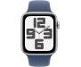 Apple Watch SE 2 GPS 40mm Silver Aluminium Case w. Denim Sport Band - M/L (MXED3) 2
