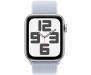 Apple Watch SE 2 GPS 40mm Silver Aluminium Case w. Blue Cloud Sport Loop (MXEE3) 2