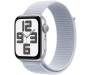 Apple Watch SE 2 GPS 40mm Silver Aluminium Case w. Blue Cloud Sport Loop (MXEE3) 1