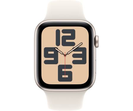 Apple Watch SE 2 GPS 44mm Starlight Aluminium Case w. Starlight Sport Band - M/L (MXEV3) 2