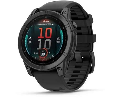 Смарт-часы Garmin Fenix E 47mm AMSlate Gray Steel with Black Silicone Band (010-03025-03/01)