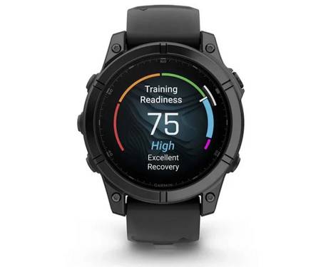 Смарт-часы Garmin Fenix E 47mm AMSlate Gray Steel with Black Silicone Band (010-03025-03/01)