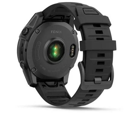 Смарт-часы Garmin Fenix E 47mm AMSlate Gray Steel with Black Silicone Band (010-03025-03/01)