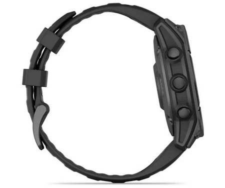Смарт-часы Garmin Fenix E 47mm AMSlate Gray Steel with Black Silicone Band (010-03025-03/01)