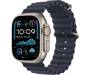 Apple Watch Ultra 2 GPS + Cellular 49mm Natural Titanium Case w. Navy Ocean Band (MX4D3) 1