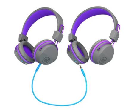 Навушники Jlab JBuddies Studio Wireless Graphite/Purple (IEUHBSTUDIORGRYPRPL4)