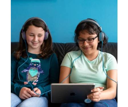 Навушники Jlab JBuddies Studio Wireless Graphite/Purple (IEUHBSTUDIORGRYPRPL4)