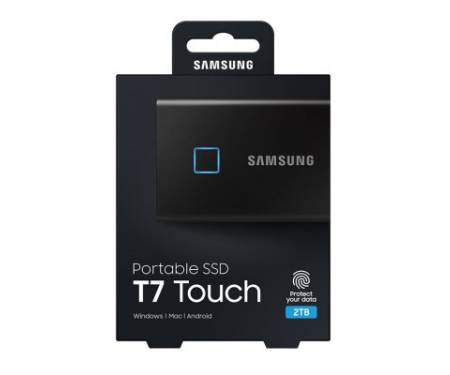 Накопичувач SSD USB 3.2 2TB T7 Touch Samsung (MU-PC2T0K/WW)