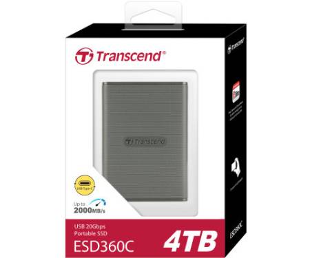 Накопичувач SSD USB 3.2 4TB ESD360C Transcend (TS4TESD360C)