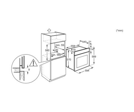 Духова шафа Electrolux KODEF70BZ