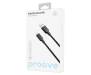 Кабель Proove Striped Silicone USB to Lightning (1m) (black)