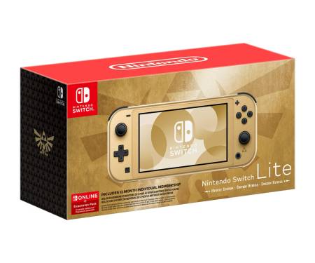 Портативная игровая приставка Nintendo Switch Lite Hyrule Edition (0045496453893) 3