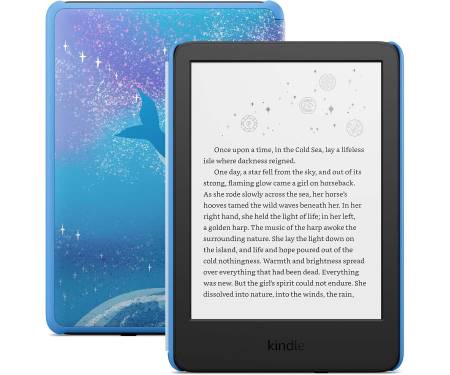 Электронная книга с подсветкой Amazon Kindle Kids 11th Gen. 2024 16Gb Space Whale 1