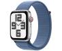 Apple Watch SE 2 GPS 44mm Silver Aluminium Case w. Blue Cloud Sport Loop (MXET3) 1