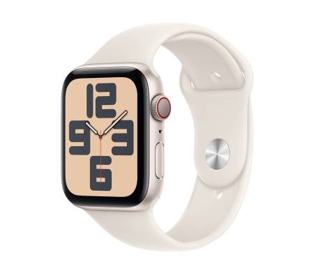 Apple Watch SE 2 GPS + Cellular 40mm Starlight Alu. Case w. Starlight Sport Band - S/M (MXFY3, MXGJ3) 1