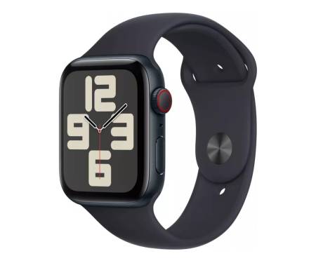 Apple Watch SE 2 GPS + Cellular 44mm Midnight Aluminium Case w. Midnight Sport Band - M/L (MXG23/MXGM3) 1