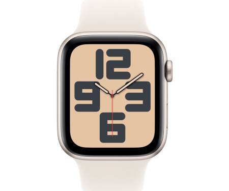 Apple Watch SE 2 GPS + Cellular 44mm Starlight Aluminium Case w. Starlight Sport Band - M/L (MXG83/MXGU3) 2
