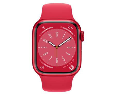 Apple Watch Series 8 GPS + Cellular 45mm PRODUCT RED Aluminum Case w. PRODUCT RED S. Band S/M (MNVR3) 2