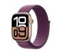Apple Watch Series 10 GPS + Cellular 42mm Rose Gold Aluminum Case w. Plum S. Loop (MWXC3) 1