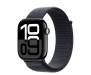 Apple Watch Series 10 GPS + Cellular 46mm Jet Black Aluminum Case w. Ink Sport Loop (MWY53) 1