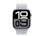 Apple Watch Series 10 GPS + Cellular 46mm Silver Aluminum Case w. Blue Cloud S. Loop (MWY23) 2