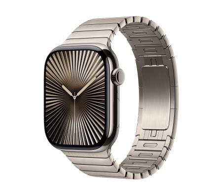 Apple Watch Series 10 GPS + Cellular 46mm Natural Titanium Case w. Natural Link Bracelet (MX163+MXMF3) 1