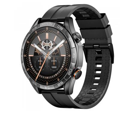 Смарт часы Haylou Solar 5 LS20 Silicone strap Black
