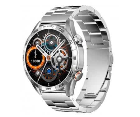Смарт-часы Haylou Solar 5 LS20 Stainless steel strap Silver