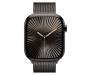 Apple Watch Series 10 GPS + Cellular 46mm Slate Titanium Case w. Slate Milanese Loop - S/M (MC7R4) (No Box) 2