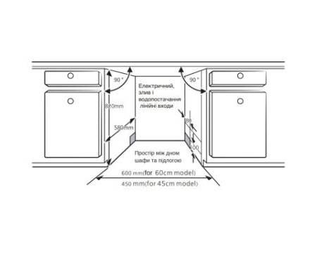 Посудомийна машина Interline DWI 600 P1