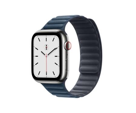 Apple Watch Series 9 GPS 41mm Silver Aluminum Case with Pacific Blue Magnetic Strap - S/M 1