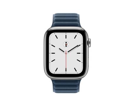 Apple Watch Series 9 GPS 41mm Silver Aluminum Case with Pacific Blue Magnetic Strap - S/M 2