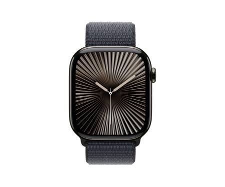 Apple Watch Series 10 GPS + Cellular 46mm Slate Titanium Case w. Sport Loop - Ink (MX173+MXL33) 2
