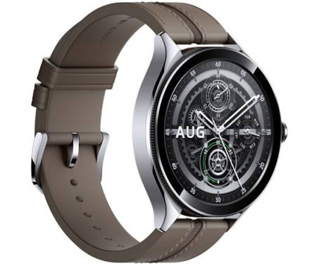 Смарт-часы Xiaomi Watch 2 Pro 4G LTE Silver Case with Brown Leather Strap (BHR7210GL)