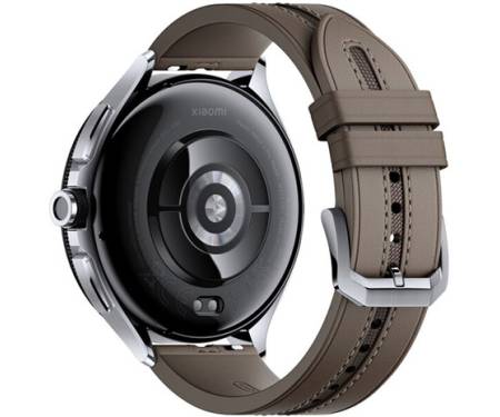 Смарт-часы Xiaomi Watch 2 Pro 4G LTE Silver Case with Brown Leather Strap (BHR7210GL)